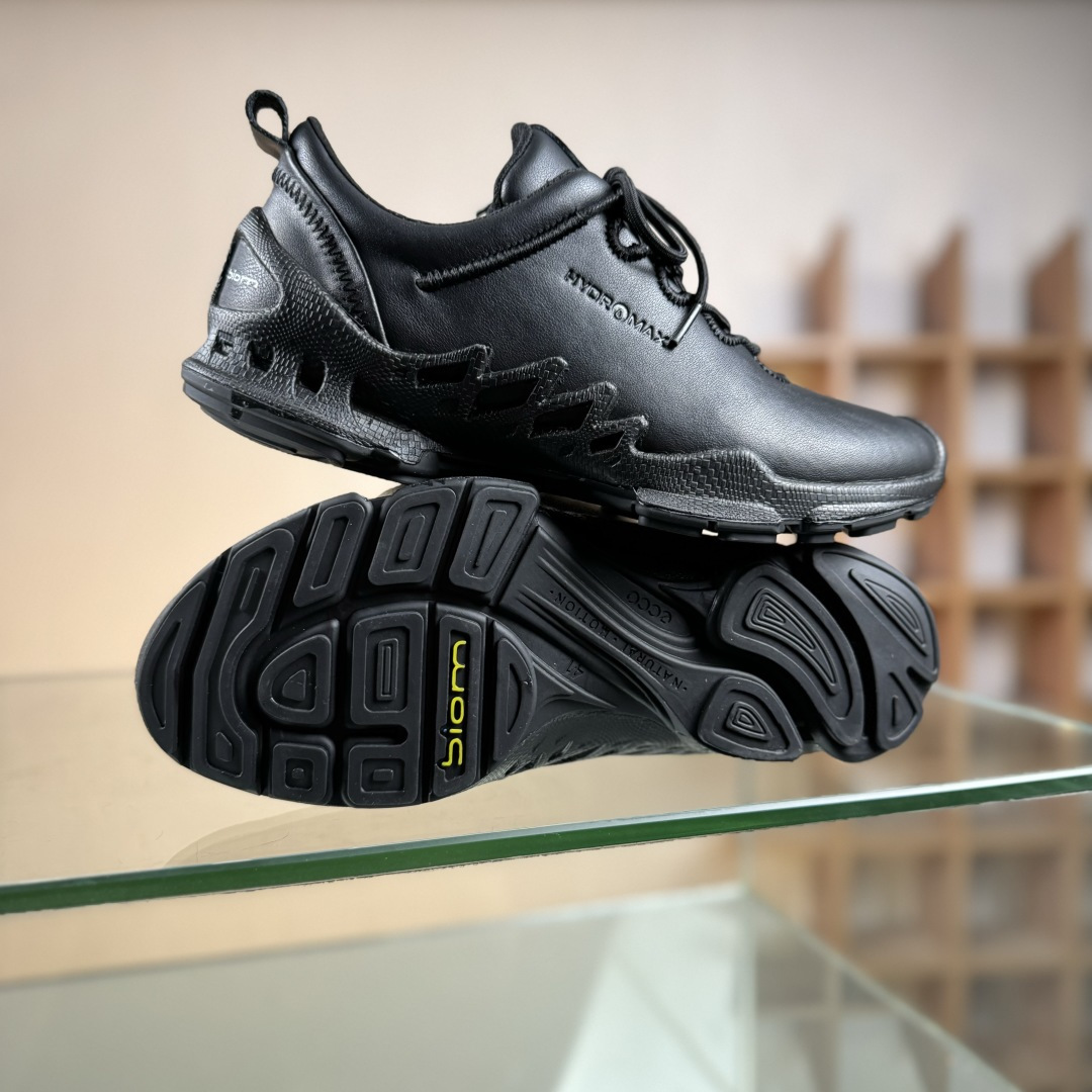 280 Ecco爱步 男鞋户外鞋运动休闲鞋系带网面透气防滑百搭缓震跑步鞋