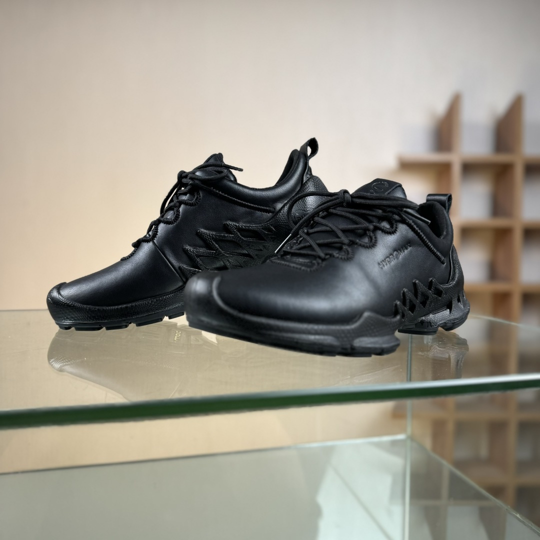 280 Ecco爱步 男鞋户外鞋运动休闲鞋系带网面透气防滑百搭缓震跑步鞋