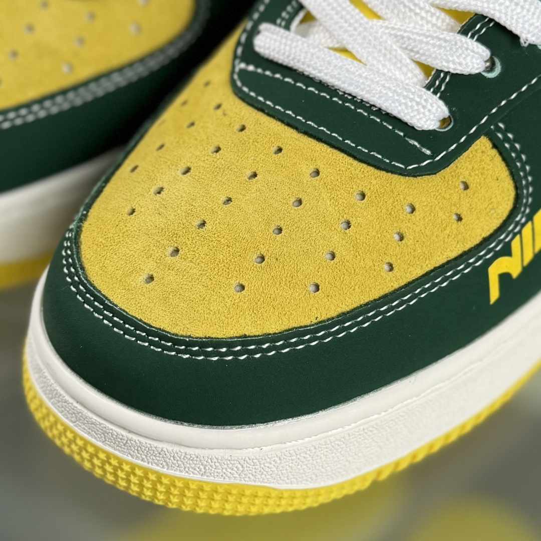 260 Nike Air Force 1'07 Low 草绿黄 空军一号低帮休闲板鞋 SY1388-008