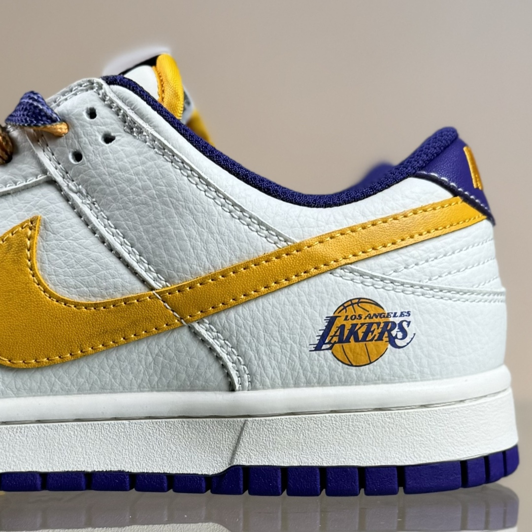 280 Nike SB Dunk Low NBA联名 紫金湖人 周年高端定制 低帮休闲板鞋 CS1688-107