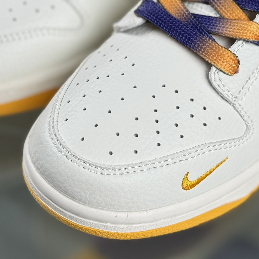 280 Nike SB Dunk Low NBA联名 紫金湖人 周年高端定制 低帮休闲板鞋 CS1688-107