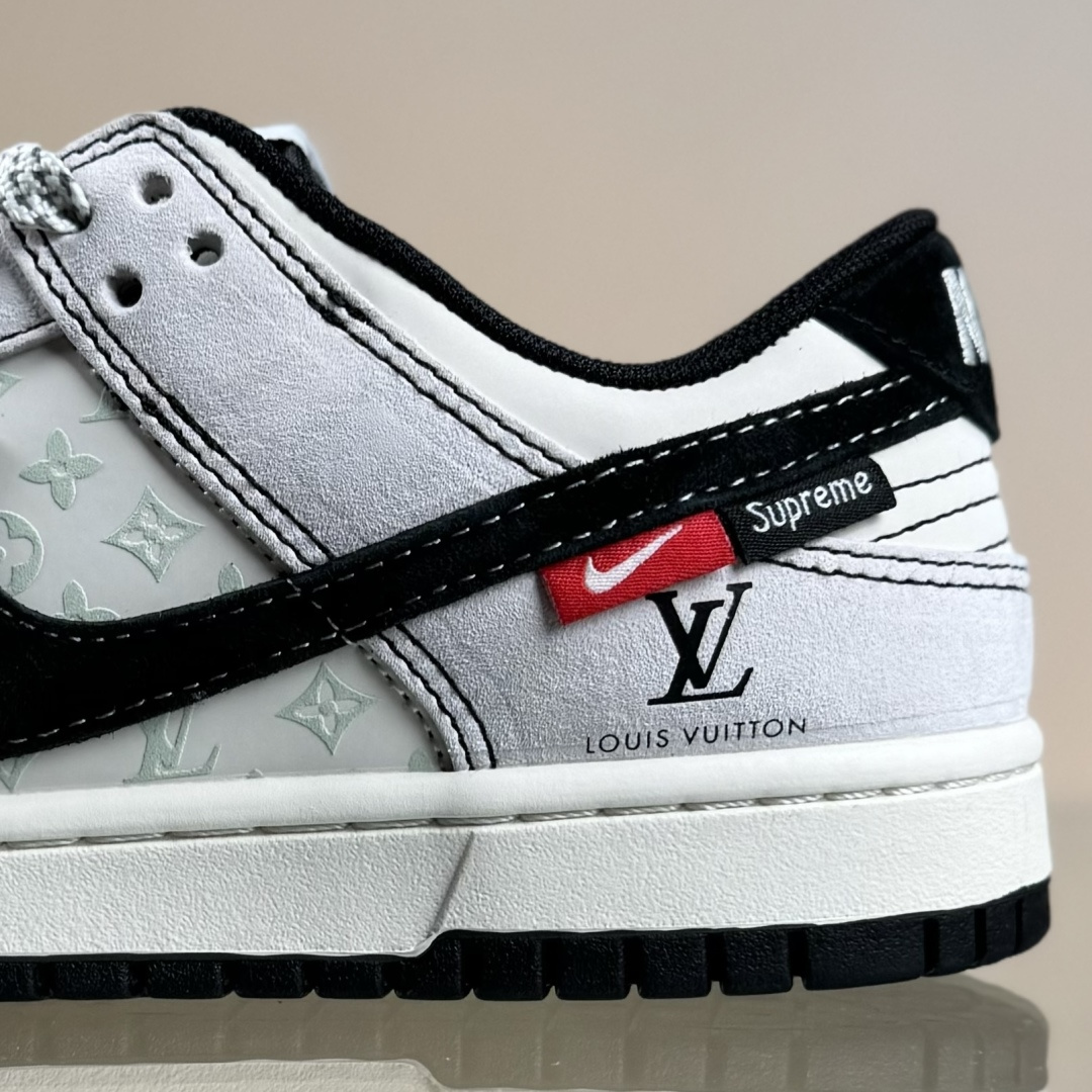 280 Nike SB Dunk Low LV联名 灰猪八红黑小勾 周年高端定制 低帮休闲板鞋 CX5050-Y11