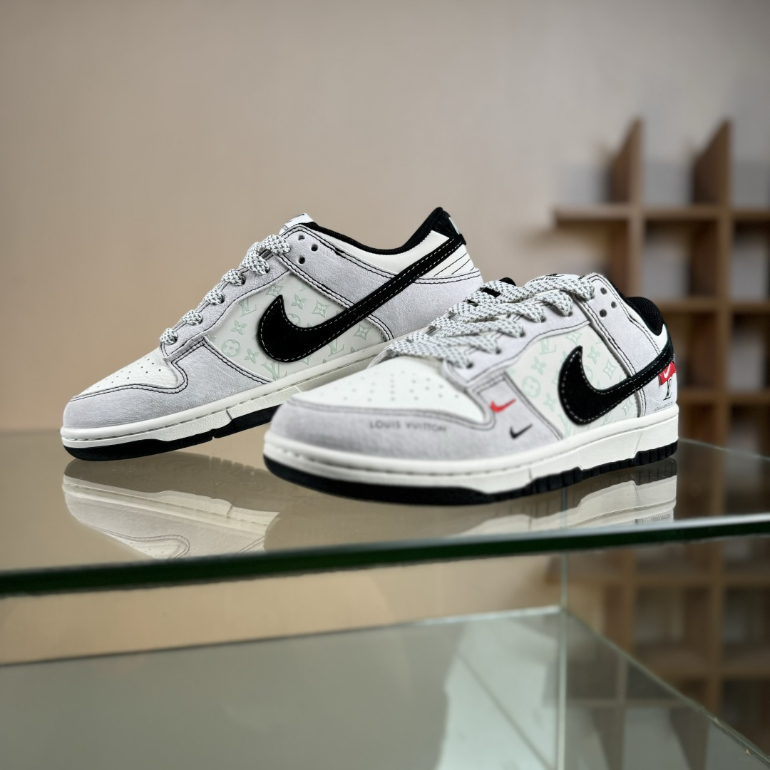 280 Nike SB Dunk Low LV联名 灰猪八红黑小勾 周年高端定制 低帮休闲板鞋 CX5050-Y11