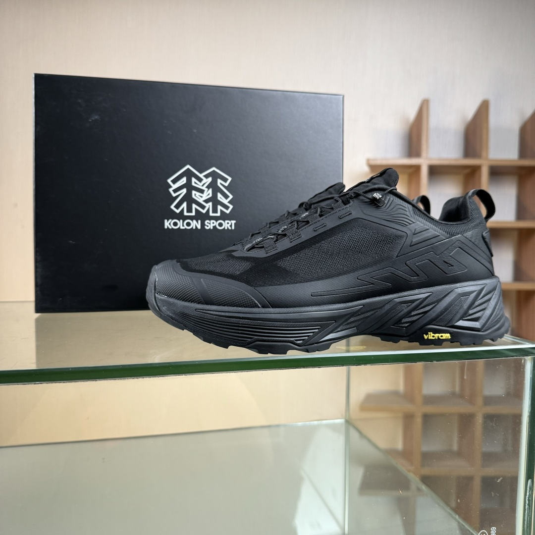 340 纯原版本可隆KOLON SPORT Skyler 2 舒适柔软 轻便回弹 低帮 徒步鞋 男款 黑色