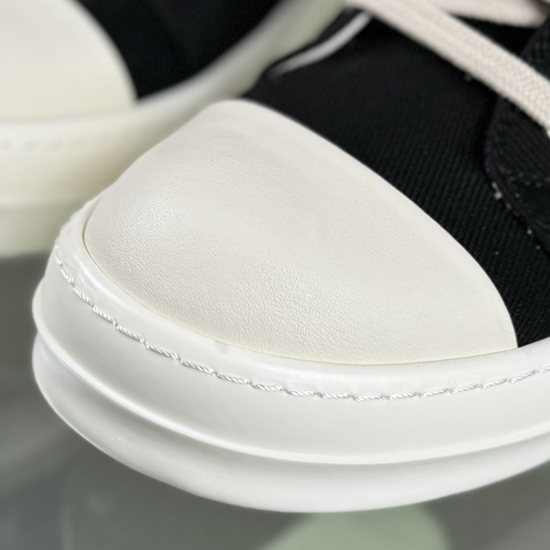 500 RO / Rick Owens DRKSHDW 瑞克·欧文斯圆头系带 轻便 高帮帆布鞋