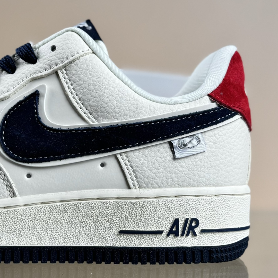 Nike Air Force 1'07 Low 蓝红 米白蓝红猪八革 空军一号低帮休闲板鞋 DD1982-326