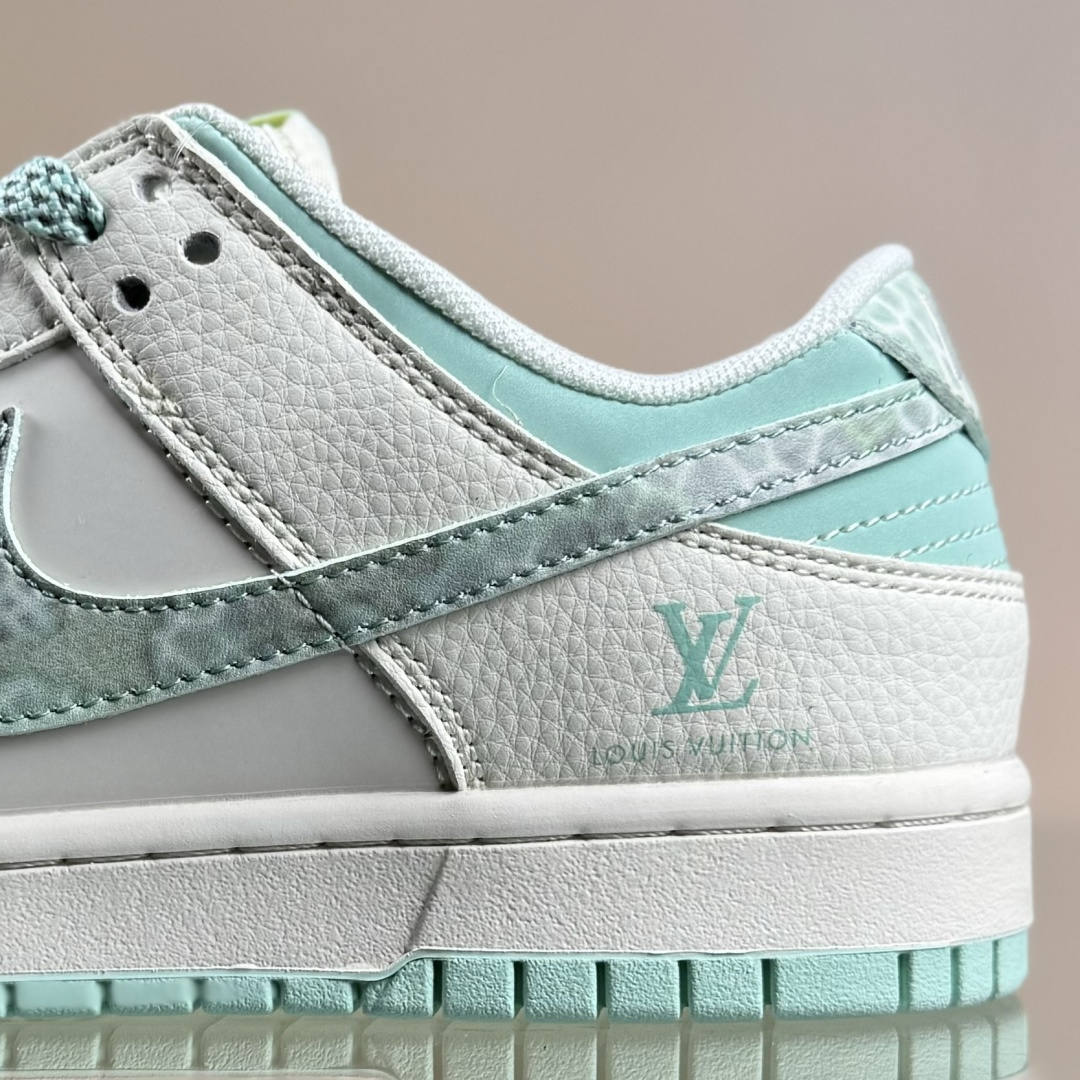Nike SB Dunk Low LV联名 薄荷绿 周年高端定制 低帮休闲板鞋 XS6089-628