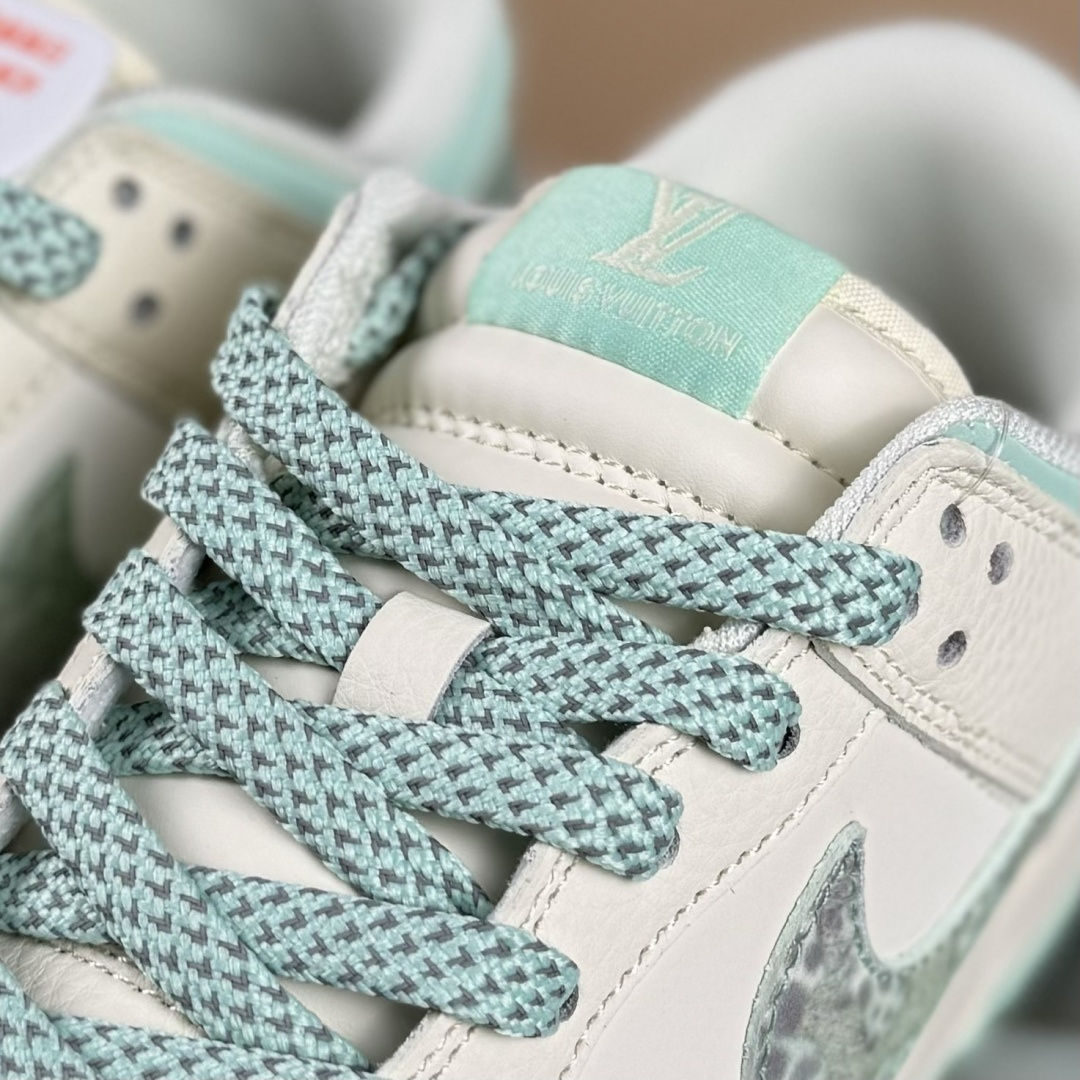 Nike SB Dunk Low LV联名 薄荷绿 周年高端定制 低帮休闲板鞋 XS6089-628