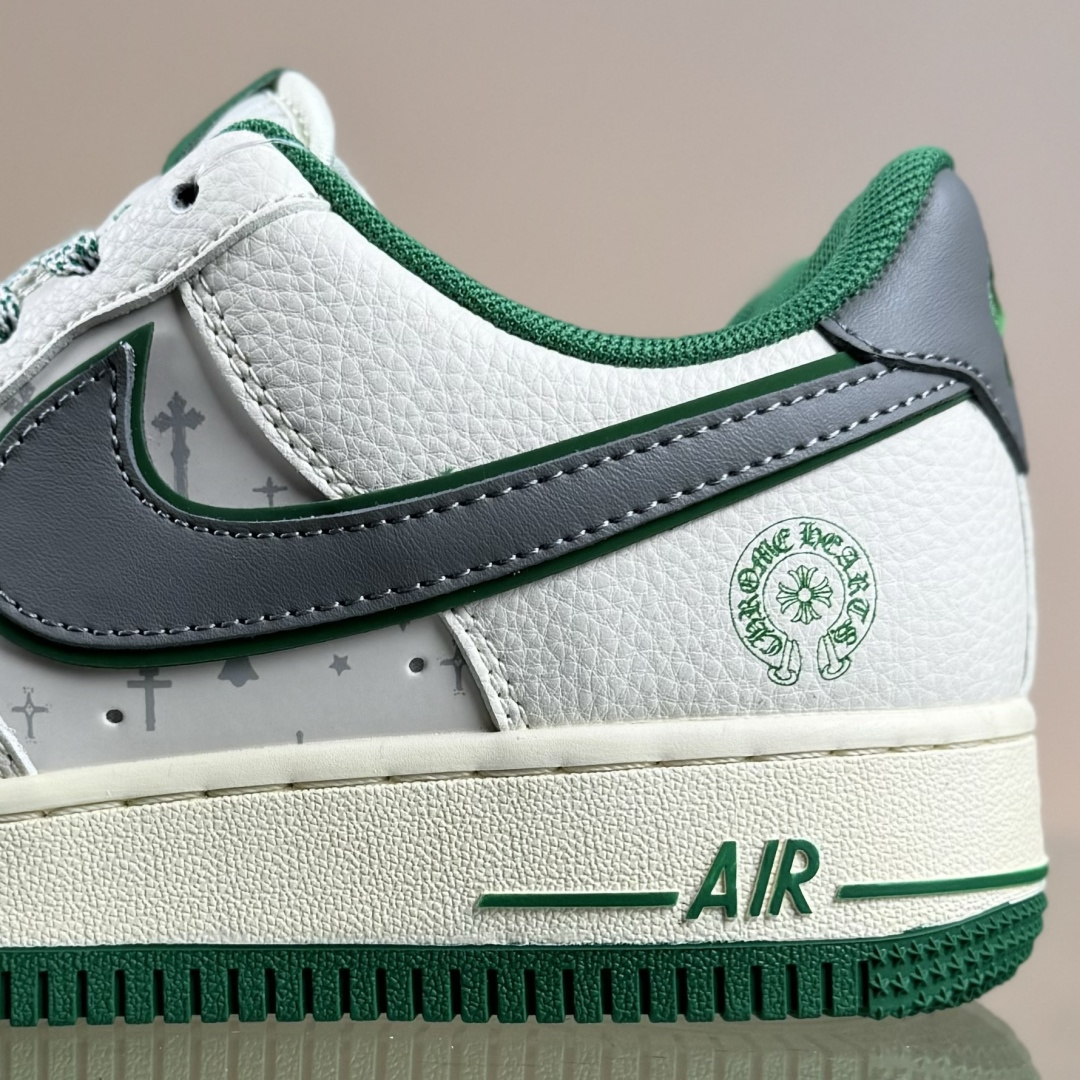Nike Air Force 1'07 Low 克罗心联名 米绿银 空军一号低帮休闲板鞋 QW5606-260