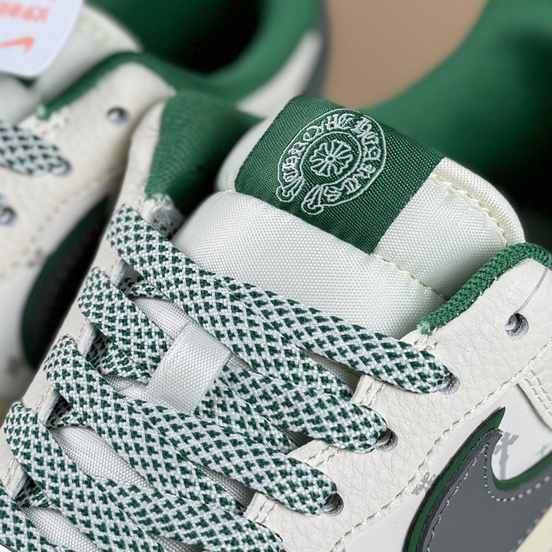Nike Air Force 1'07 Low 克罗心联名 米绿银 空军一号低帮休闲板鞋 QW5606-260