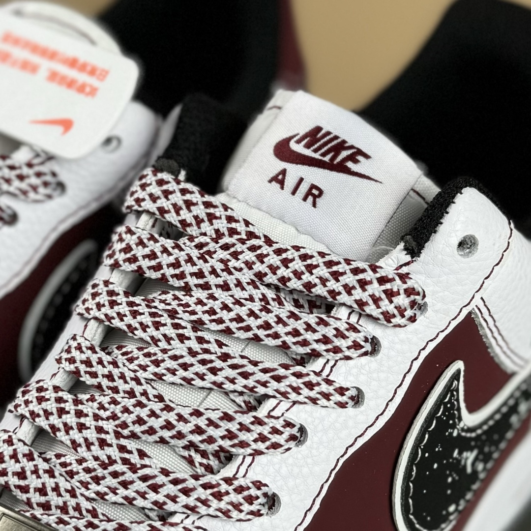 NIke Air Force 1 '07 Low “古驰联名——栗红米白”空军一号 低帮 运动鞋 休闲鞋 KK1988-511