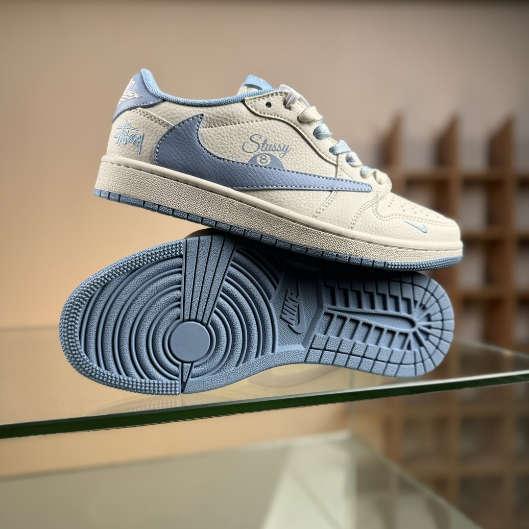 Travis Scott x Fragment Design x Air Jordan 1 Low OG SP AJ1 乔1斯图西联名 台球蓝勾 低帮文化休闲板鞋 XS7089-602-莆田鞋,莆田鞋货源,高仿鞋,高仿鞋货源,安福档口,莆田高仿鞋,莆田鞋批发,高仿鞋批发,莆田高仿运动鞋,高仿运动鞋,莆田运动鞋 Travis Scott x Fragment Design x Air Jordan 1 Low OG SP AJ1 乔1斯图西联名 台球蓝勾 低帮文化休闲板鞋 XS7089-602