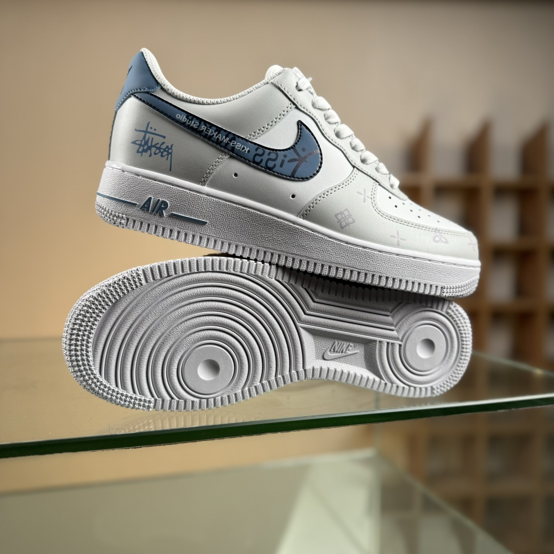 Nike Air Force 1'07 Low 二次元主题 斯图西联名 空军一号低帮休闲板鞋 ZH0316-137