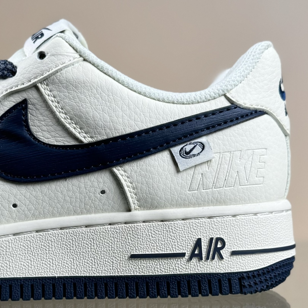 Nike Air Force 1'07 Low 耐克压纹 米白深蓝树纹 空军一号低帮休闲板鞋 SM6668-122