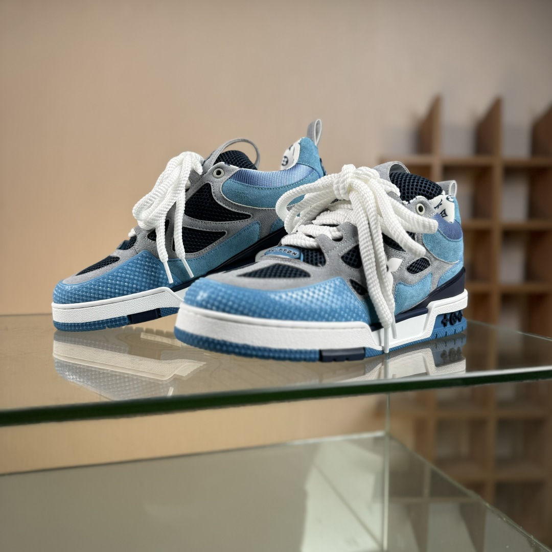 480 最新配色 Louis Vuitton Trainer Sneaker Low 佛山LV大厂出品