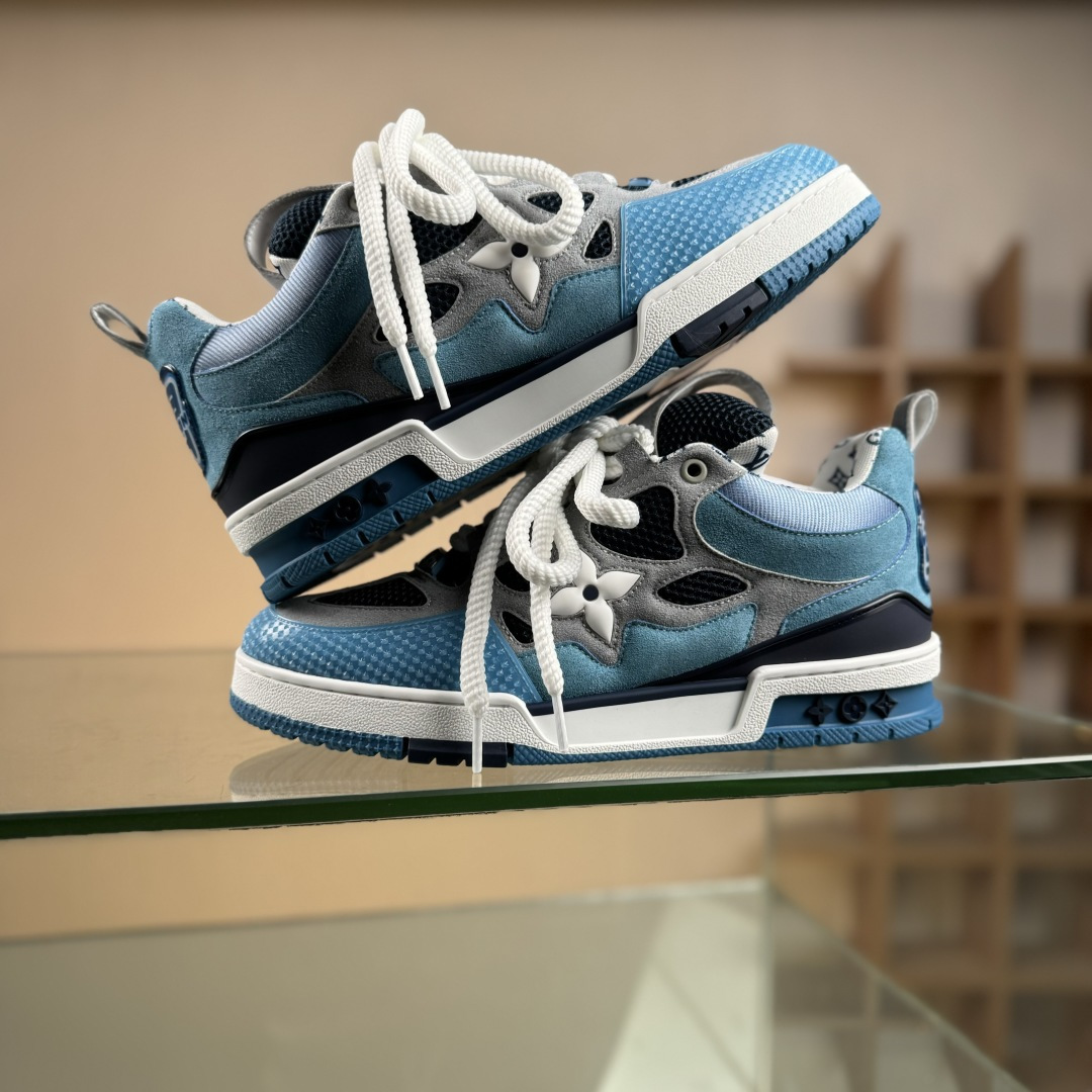 480 最新配色 Louis Vuitton Trainer Sneaker Low 佛山LV大厂出品