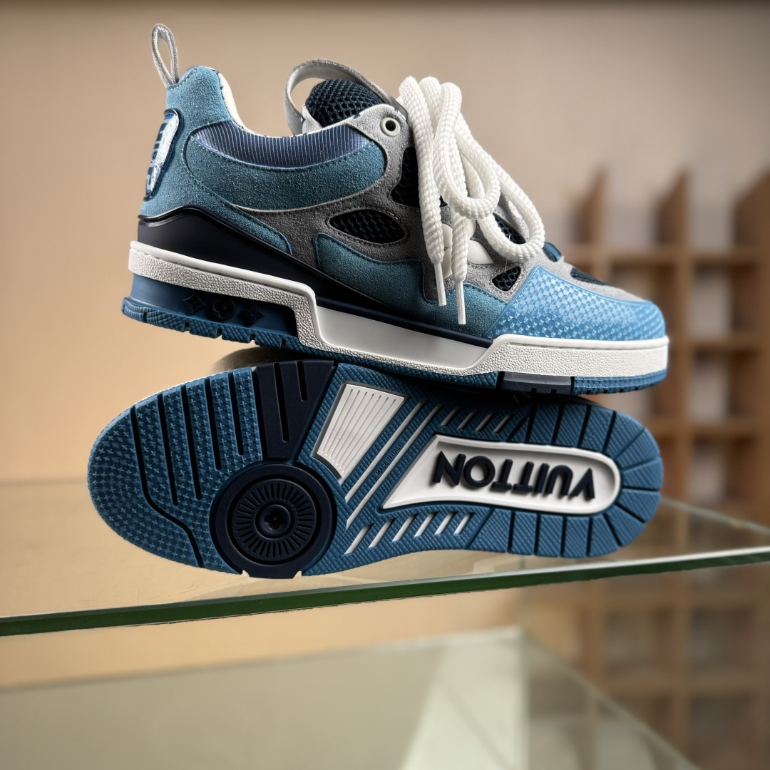 480 最新配色 Louis Vuitton Trainer Sneaker Low 佛山LV大厂出品