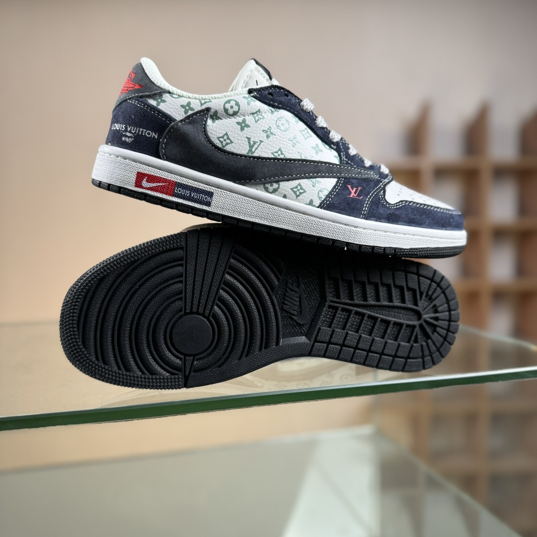 Travis Scott x Fragment Design x Air Jordan 1 Low OG SP AJ1 乔1联名 灰蓝印花猪八 低帮文化休闲板鞋 DZ5899-034-莆田鞋,莆田鞋货源,高仿鞋,高仿鞋货源,安福档口,莆田高仿鞋,莆田鞋批发,高仿鞋批发,莆田高仿运动鞋,高仿运动鞋,莆田运动鞋 Travis Scott x Fragment Design x Air Jordan 1 Low OG SP AJ1 乔1联名 灰蓝印花猪八 低帮文化休闲板鞋 DZ5899-034