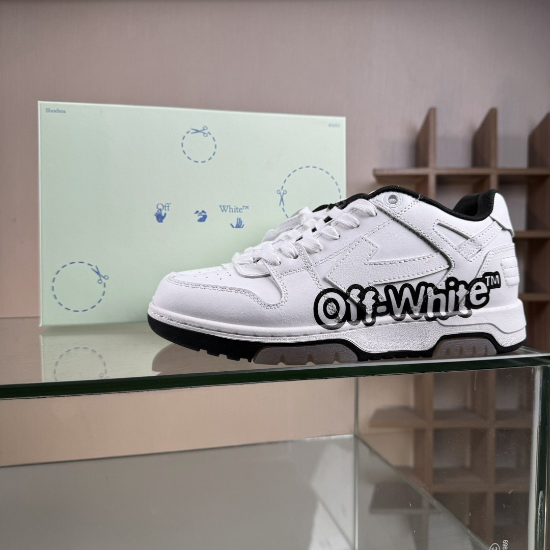 350 Off-White Out Of Office 低帮时尚板鞋 Logo白