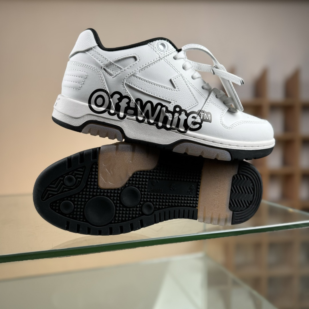 350 Off-White Out Of Office 低帮时尚板鞋 Logo白
