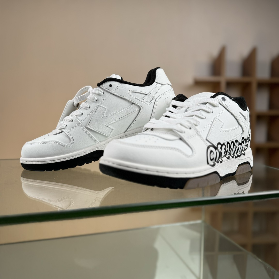 350 Off-White Out Of Office 低帮时尚板鞋 Logo白