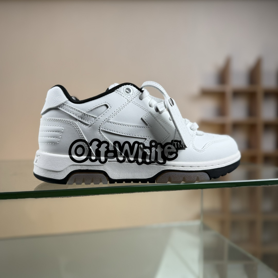 350 Off-White Out Of Office 低帮时尚板鞋 Logo白