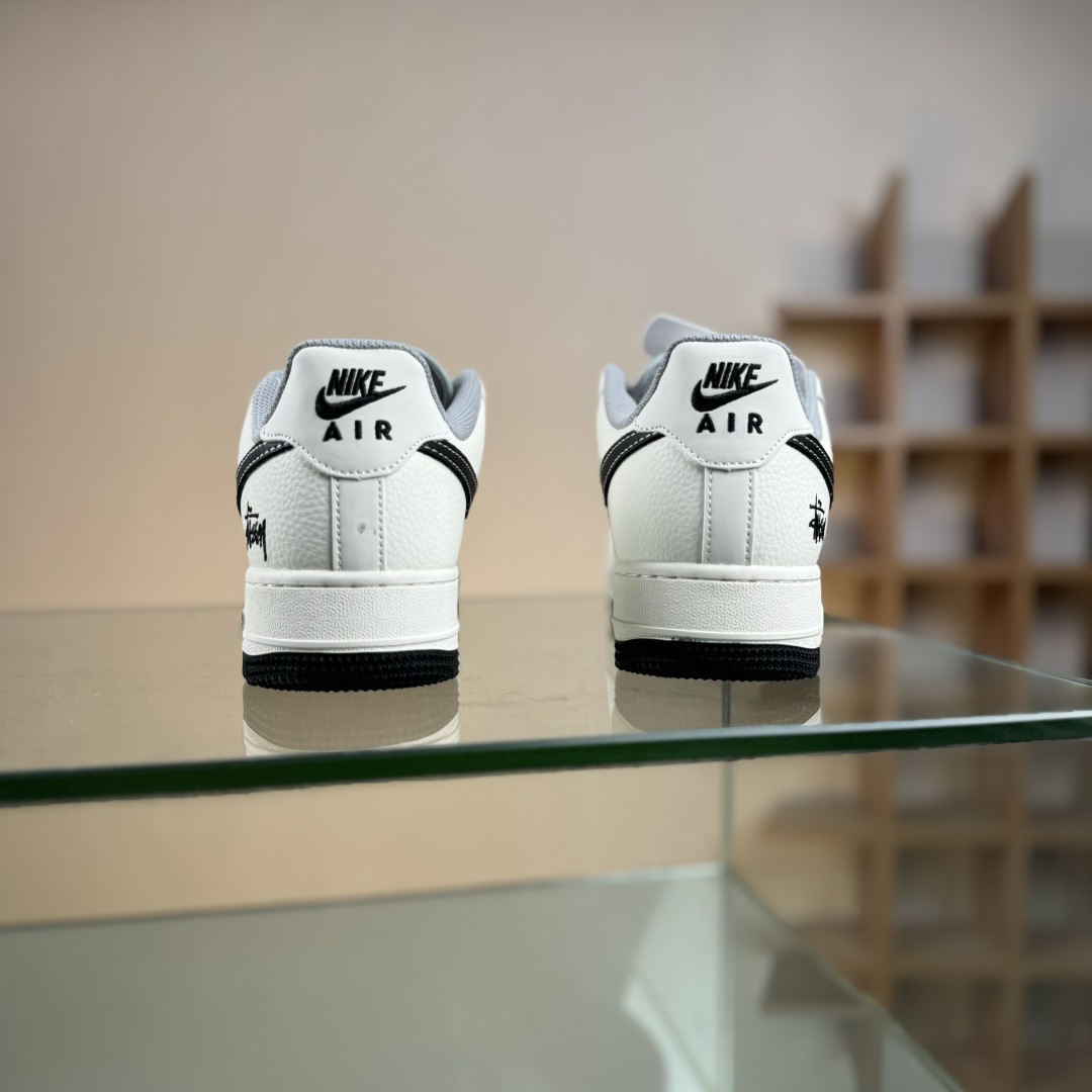 Nike Air Force 1'07 Low 斯图西联名 米黑灰拼接 空军一号低帮休闲板鞋 JS8028-017