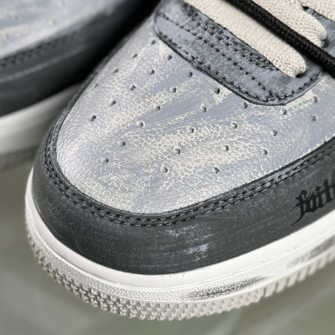 Nike Air Force 1'07 Low ”Ink Stained Skeleton” 手绘涂鸦 墨痕骷髅 空军一号低帮休闲板鞋 CW6871-777