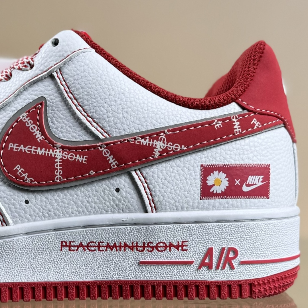 Nike Air Force 1'07 Low 权志龙联名 白玫红 空军一号低帮休闲板鞋 HV5999-008