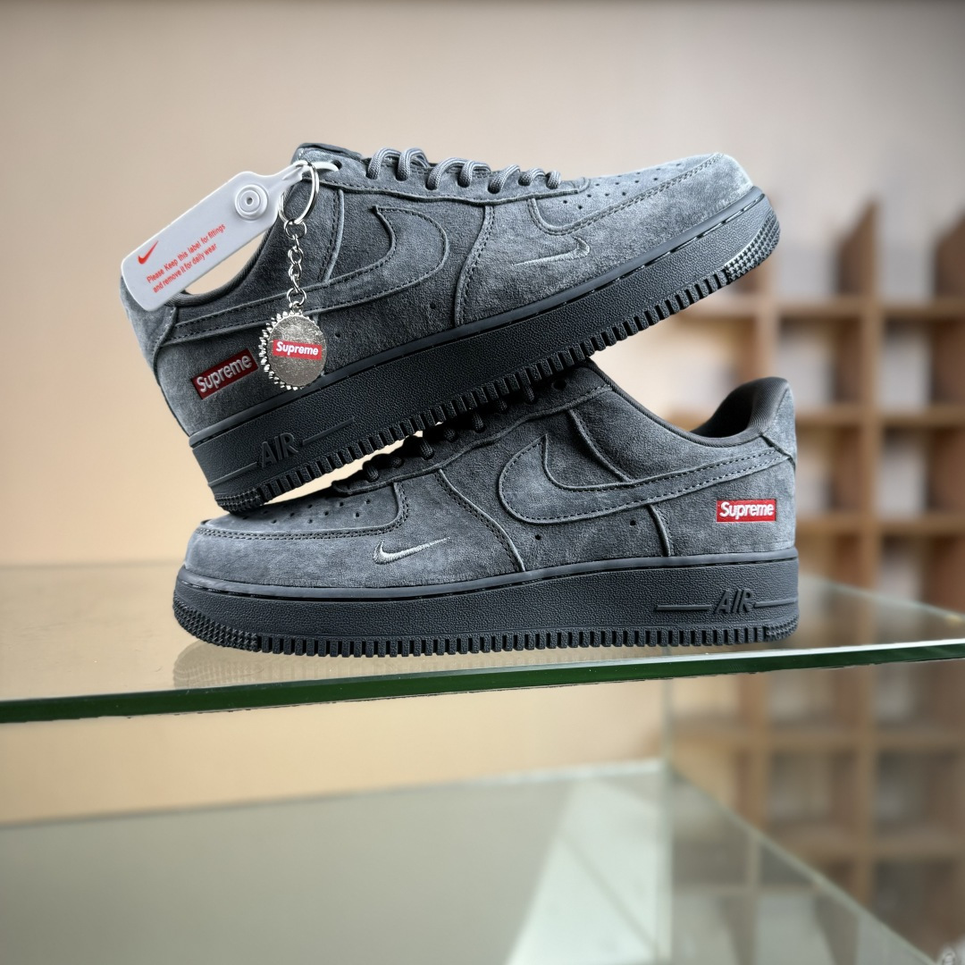 Nike Air Force 1'07 Low Supreme联名 全猪八 空军一号低帮休闲板鞋 DF0188-115