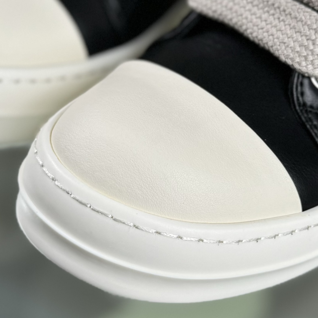 550 RO / Rick Owens DRKSHDW 瑞克·欧文斯圆头系带 轻便 高帮牛皮鞋 副线