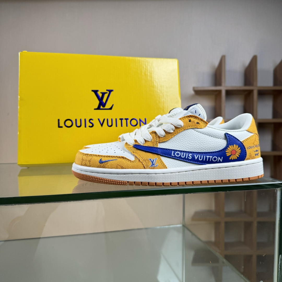 Travis Scott x Fragment Design x Air Jordan 1 Low OG SP AJ1 乔1联名 黄蓝小雏菊 低帮文化休闲板鞋 DZ2688-001-莆田鞋,莆田鞋货源,高仿鞋,高仿鞋货源,安福档口,莆田高仿鞋,莆田鞋批发,高仿鞋批发,莆田高仿运动鞋,高仿运动鞋,莆田运动鞋 Travis Scott x Fragment Design x Air Jordan 1 Low OG SP AJ1 乔1联名 黄蓝小雏菊 低帮文化休闲板鞋 DZ2688-001