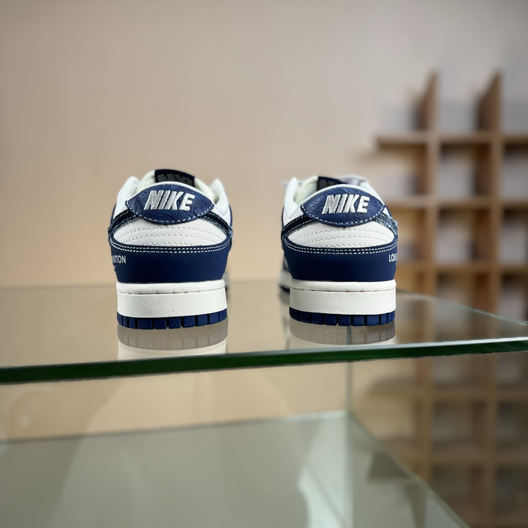 Nike SB Dunk Low LV联名 做旧牛仔勾 周年高端定制 低帮休闲板鞋 XS6089-631