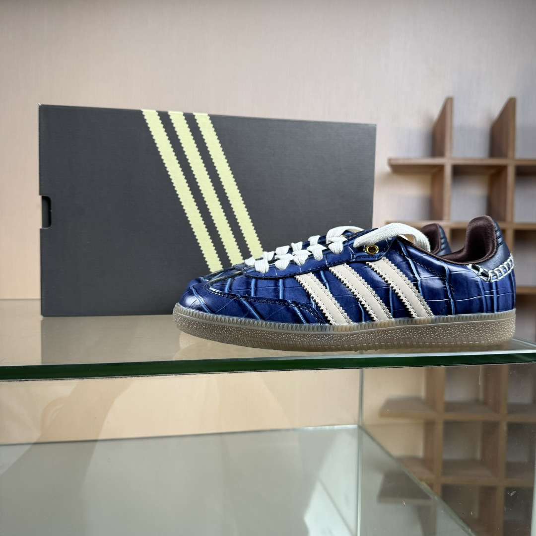 Adidas Originals Wb Pony Leo Samba OG 桑巴舞系列绅士德训足球风百搭低帮休闲运动板鞋 JH9825