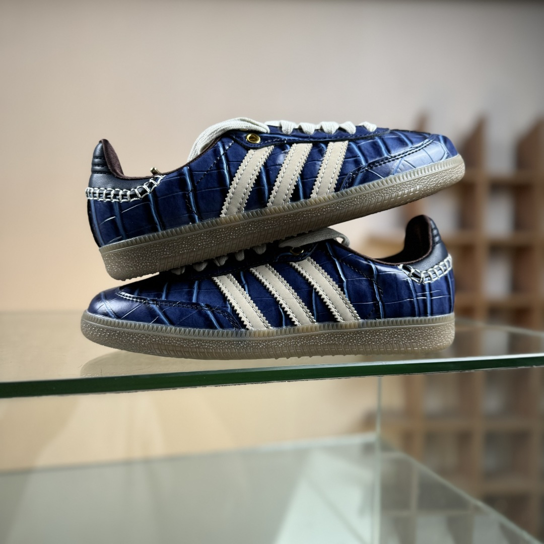 Adidas Originals Wb Pony Leo Samba OG 桑巴舞系列绅士德训足球风百搭低帮休闲运动板鞋 JH9825