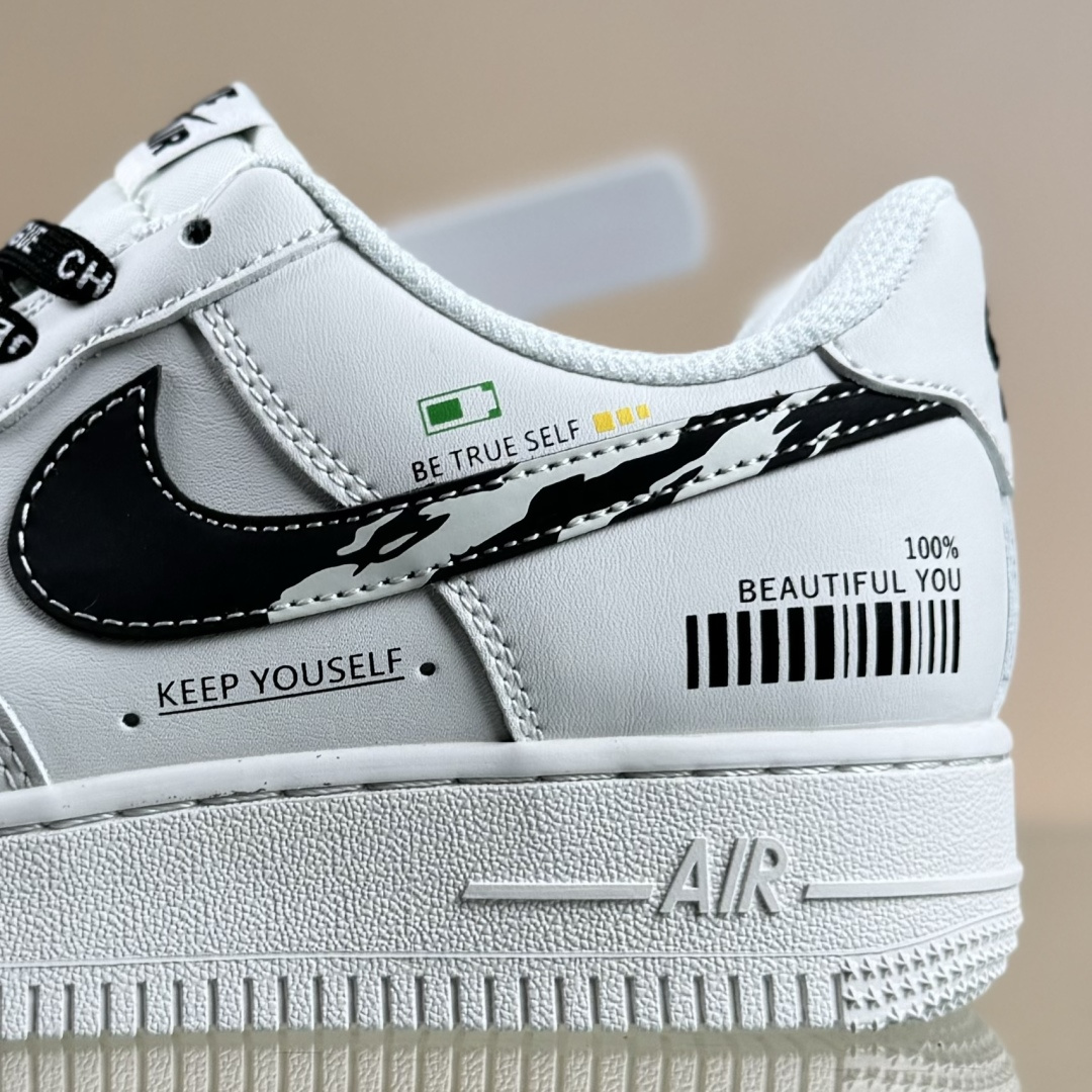 NIke Air Force 1 '07 Low “白黑条形码”空军一号 低帮 运动鞋 JP8028-072