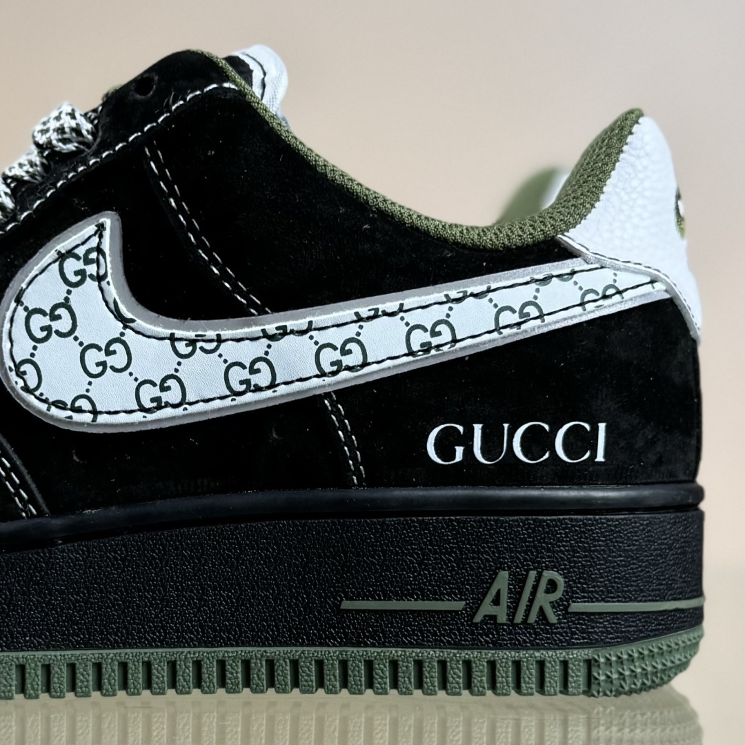 NIke Air Force 1 '07 Low “古驰联名——黑军绿”空军一号 低帮 运动鞋 休闲鞋 BB9577-113 NIke Air Force 1 '07 Low “古驰联名——黑军绿”空军一号 低帮 运动鞋 休闲鞋 BB9577-113