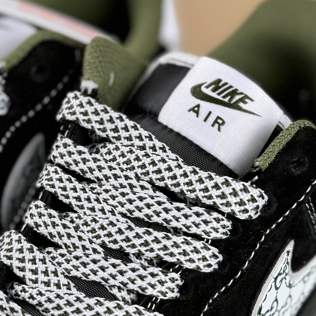 NIke Air Force 1 '07 Low “古驰联名——黑军绿”空军一号 低帮 运动鞋 休闲鞋 BB9577-113 NIke Air Force 1 '07 Low “古驰联名——黑军绿”空军一号 低帮 运动鞋 休闲鞋 BB9577-113