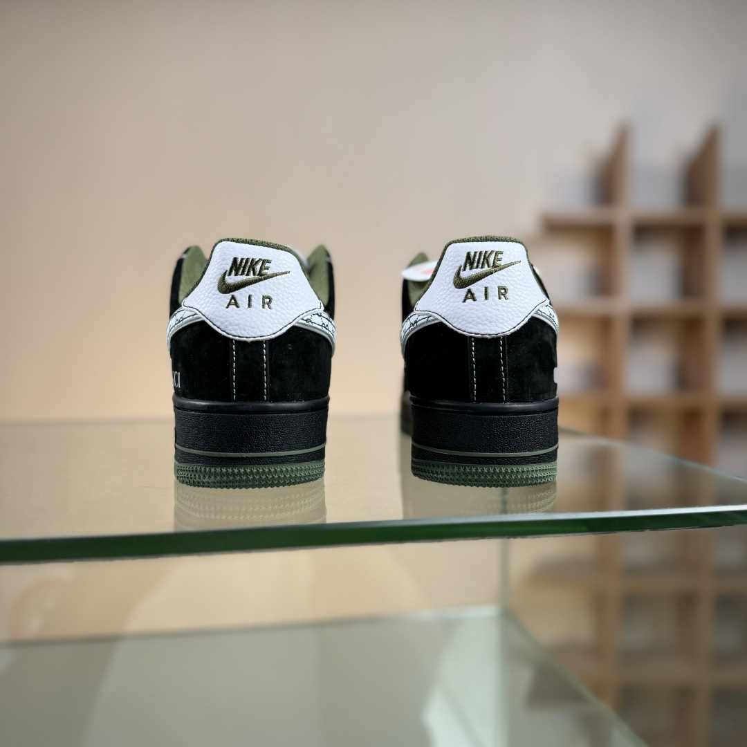 NIke Air Force 1 '07 Low “古驰联名——黑军绿”空军一号 低帮 运动鞋 休闲鞋 BB9577-113 NIke Air Force 1 '07 Low “古驰联名——黑军绿”空军一号 低帮 运动鞋 休闲鞋 BB9577-113