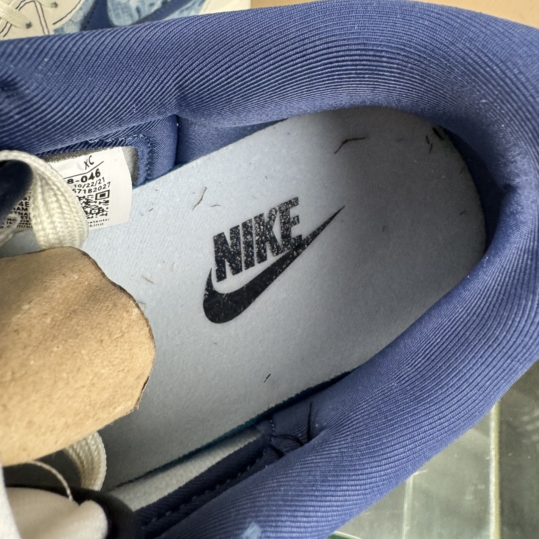 Travis Scott x Jordan 1 Low LV联名-白蓝牛仔 倒勾低帮休闲版本 Ld2028-046