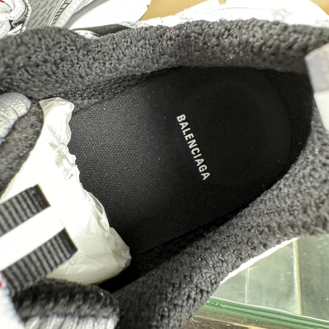 VG版 巴黎10代3XL做旧 水印logo字母标 灰色