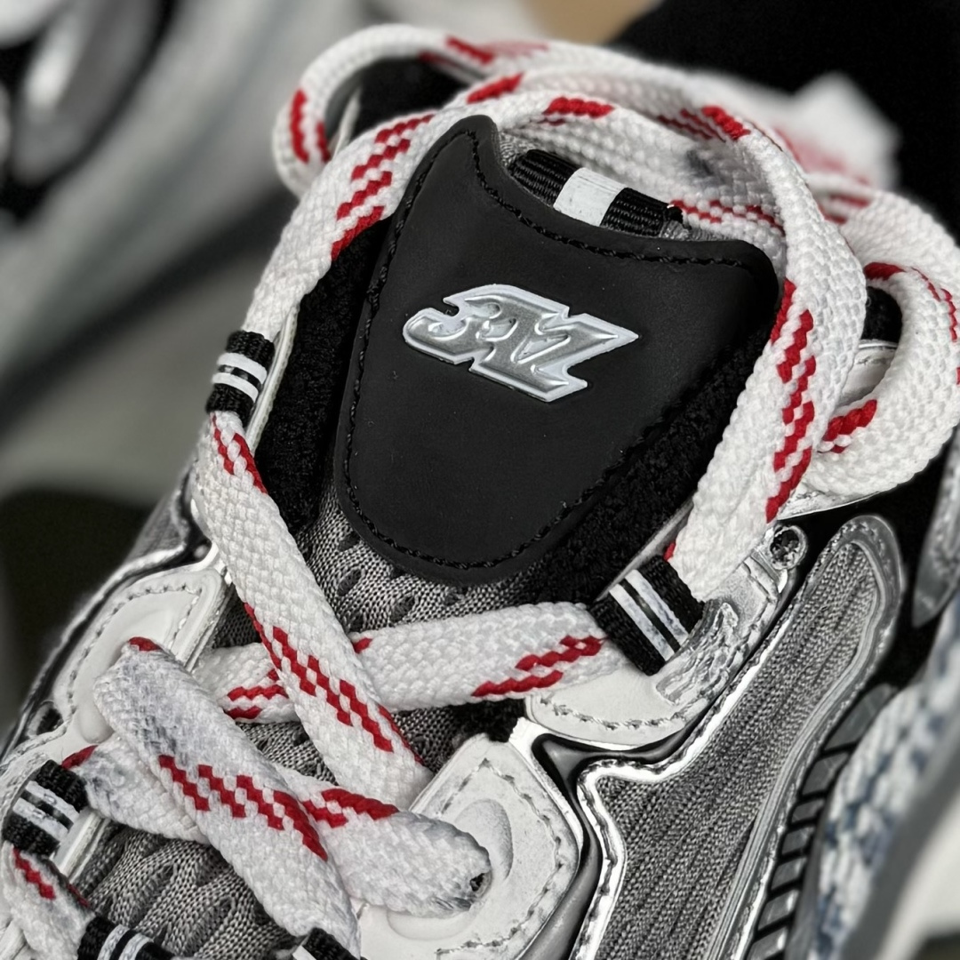 VG版 巴黎10代3XL做旧 水印logo字母标 灰色