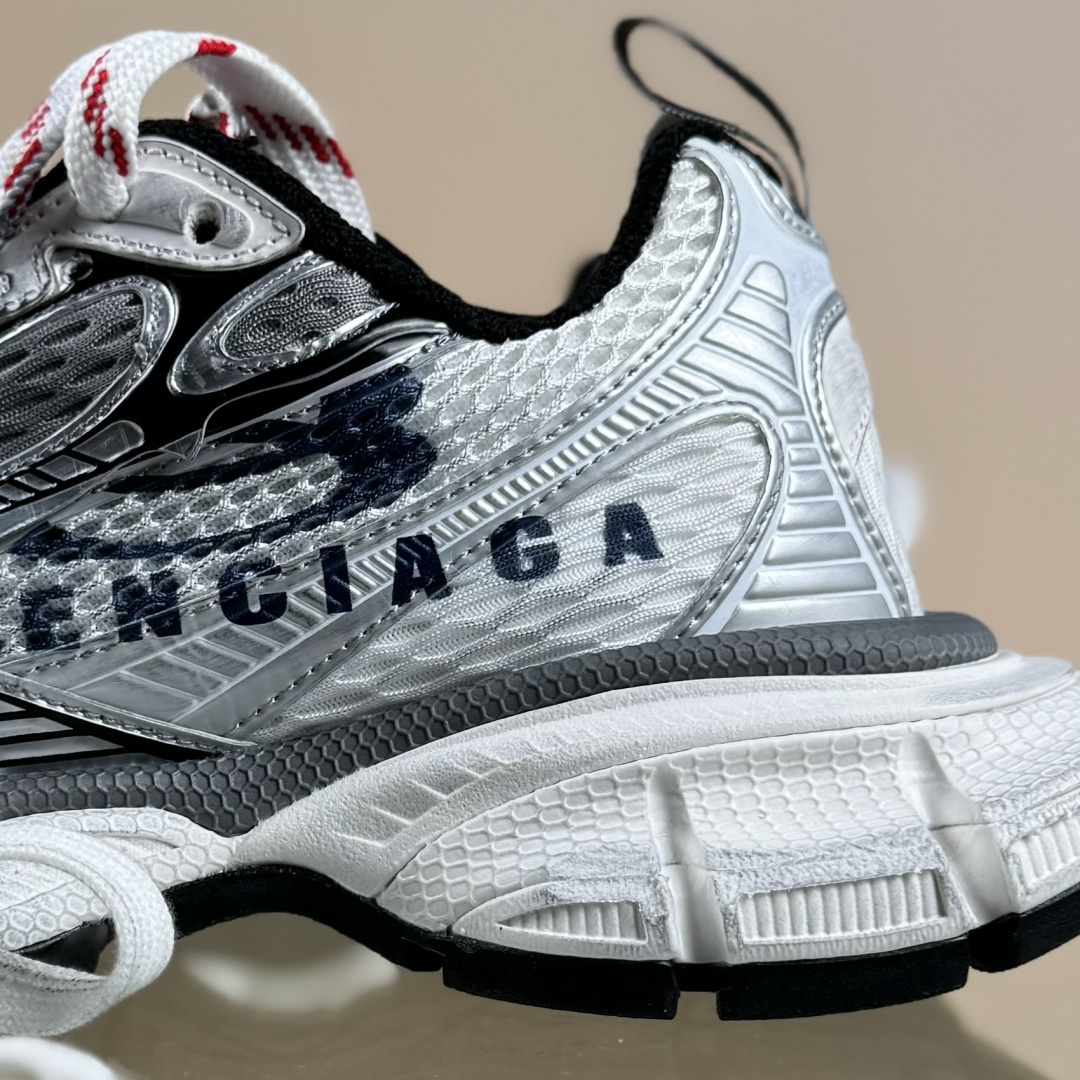 VG版 巴黎10代3XL做旧 水印logo字母标 灰色