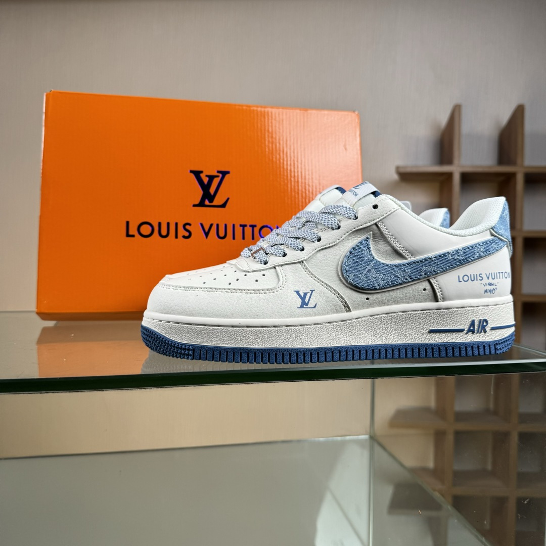 NIke Air Force 1 '07 Low “LV联名-牛仔蓝”空军一号 低帮 运动鞋 SM6668-130
