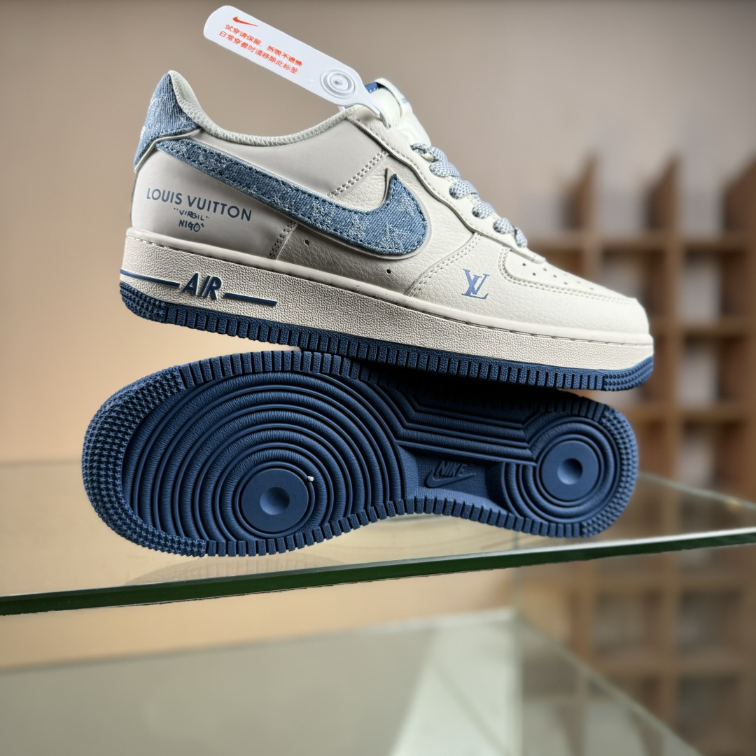 NIke Air Force 1 '07 Low “LV联名-牛仔蓝”空军一号 低帮 运动鞋 SM6668-130