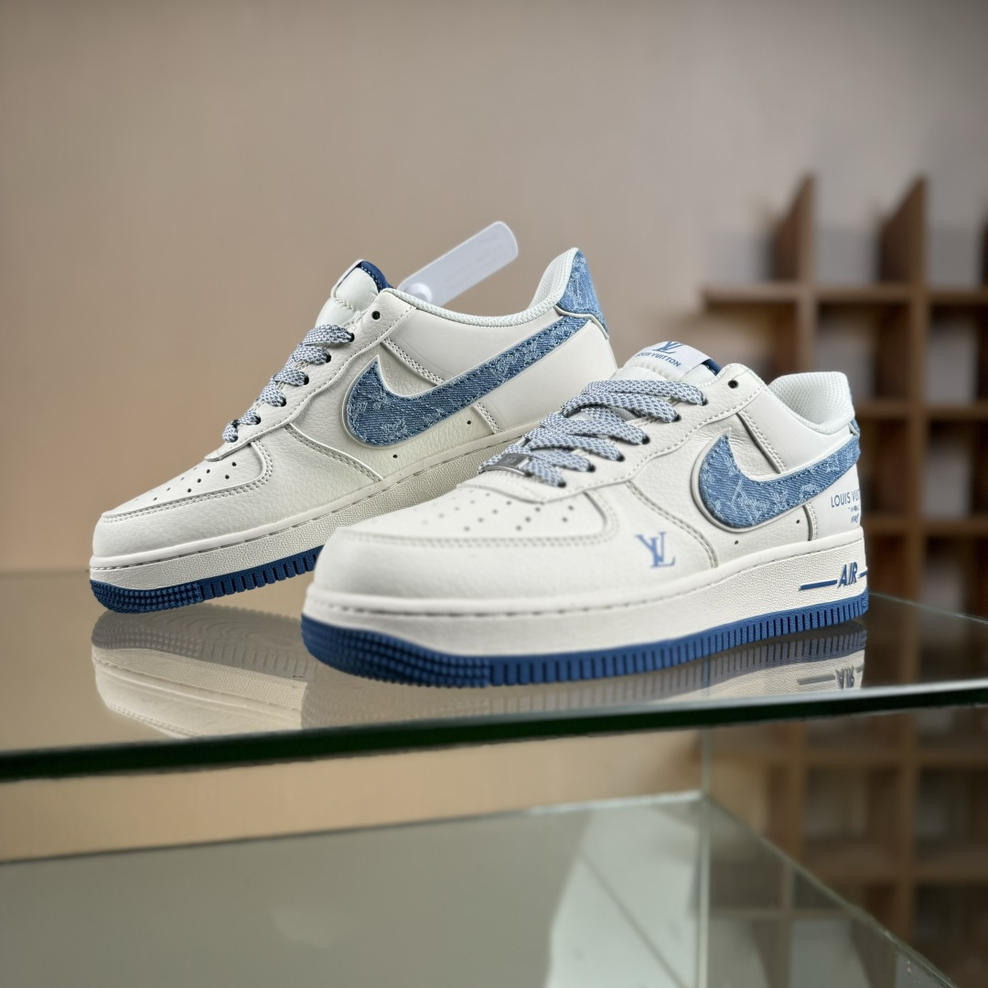 NIke Air Force 1 '07 Low “LV联名-牛仔蓝”空军一号 低帮 运动鞋 SM6668-130