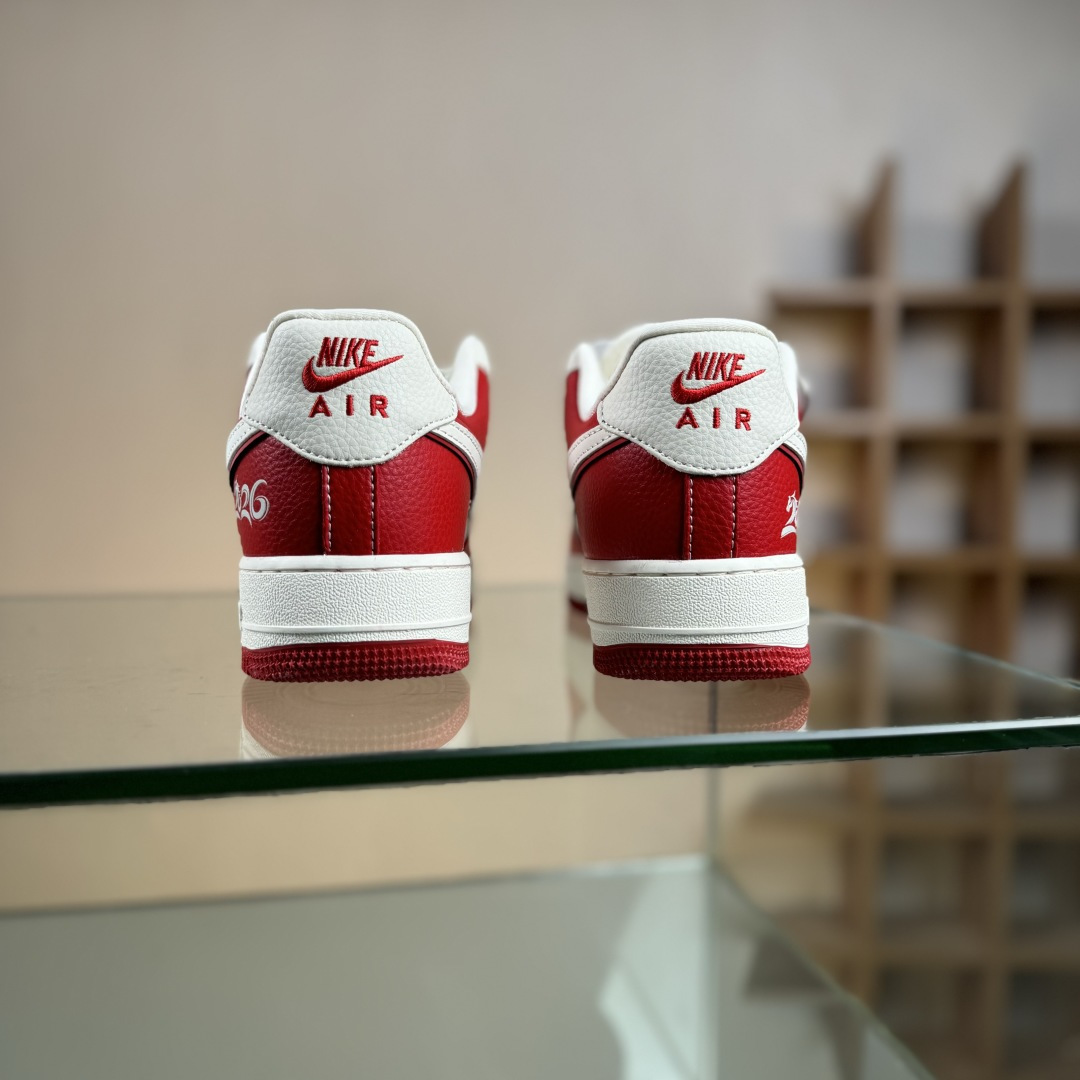 NIke Air Force 1 '07 Low “马年联名——荔纹红马”空军一号 低帮 运动鞋 休闲鞋 XL1979-134