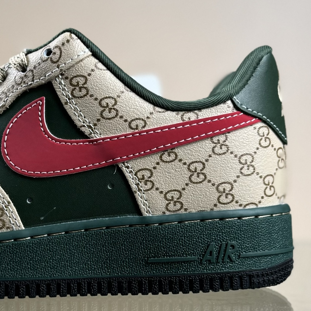 NIke Air Force 1 '07 Low “古驰联名——花纹红勾”空军一号 低帮 运动鞋 XL1979-121