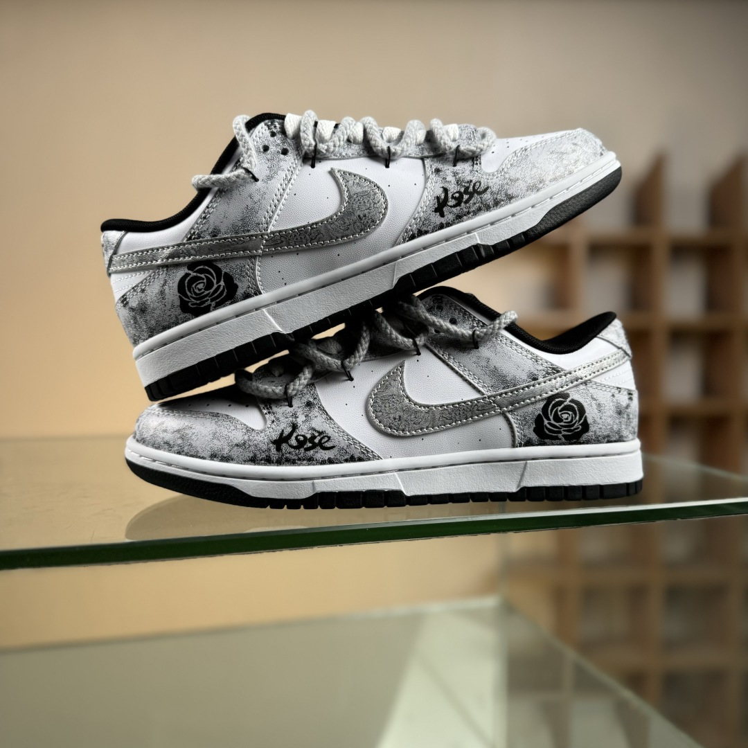 Nike SB Dunk Low 绑带 周年高端定制 低帮休闲板鞋 DD1391-100