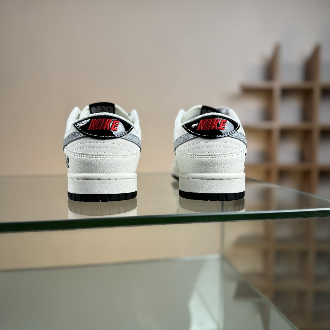 Nike SB Dunk Low“斯图西联名——泼墨米白” 周年高端定制 低帮休闲板鞋 XS6089-632